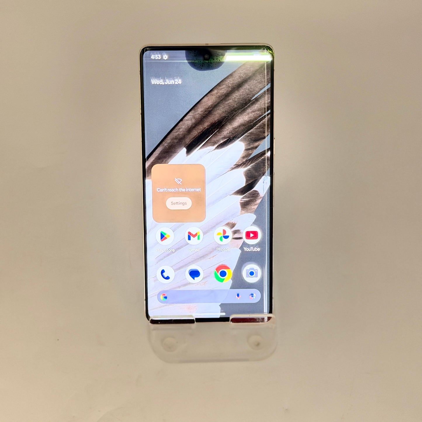 Google Pixel 7 Pro 128GB Hazel Unlocked Clean IMEI Broken Screen PARTS ONLY