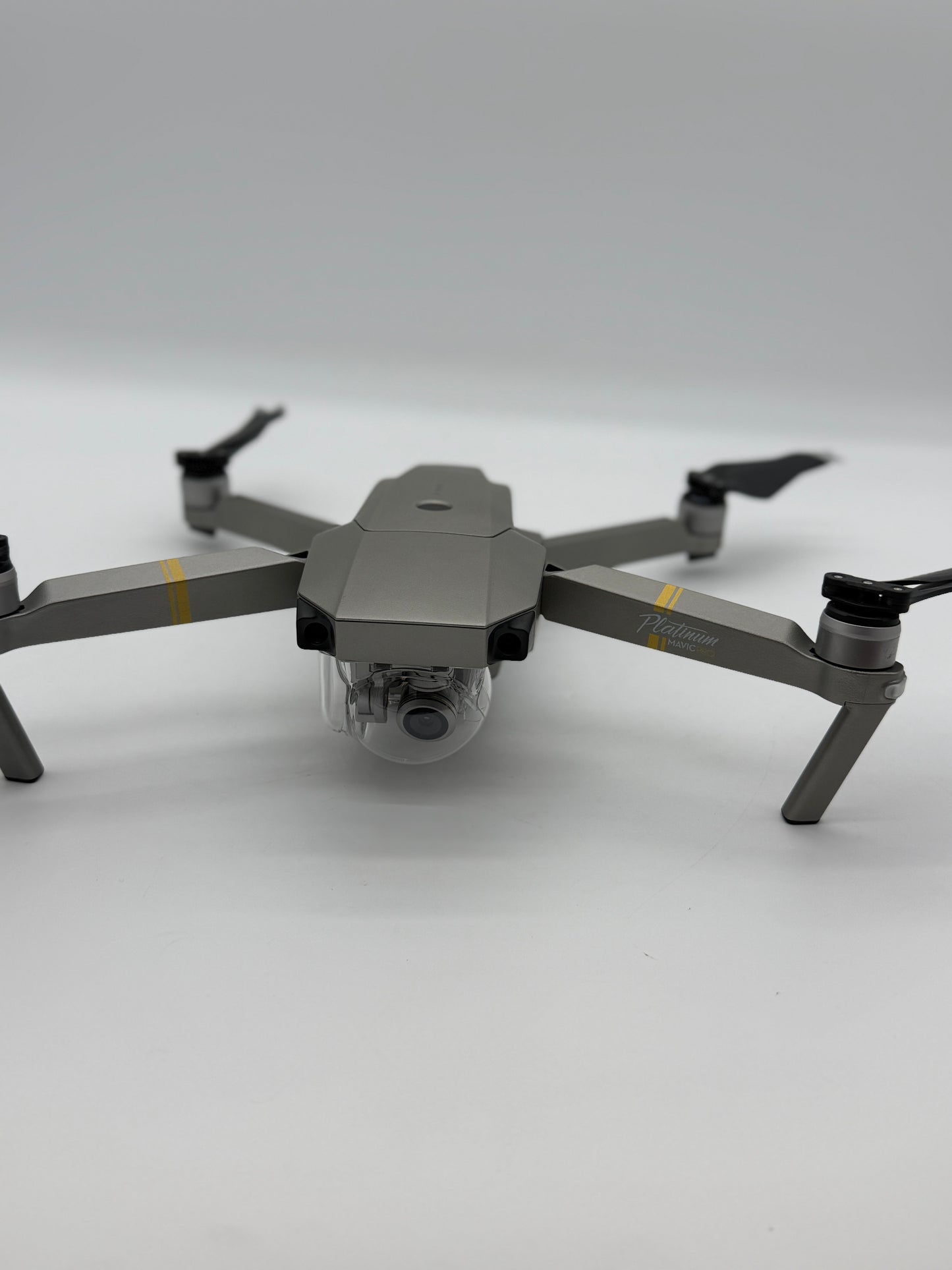 DJI Mavic Pro Platinum Gray Drone with Carry Case and 1 Good Battery