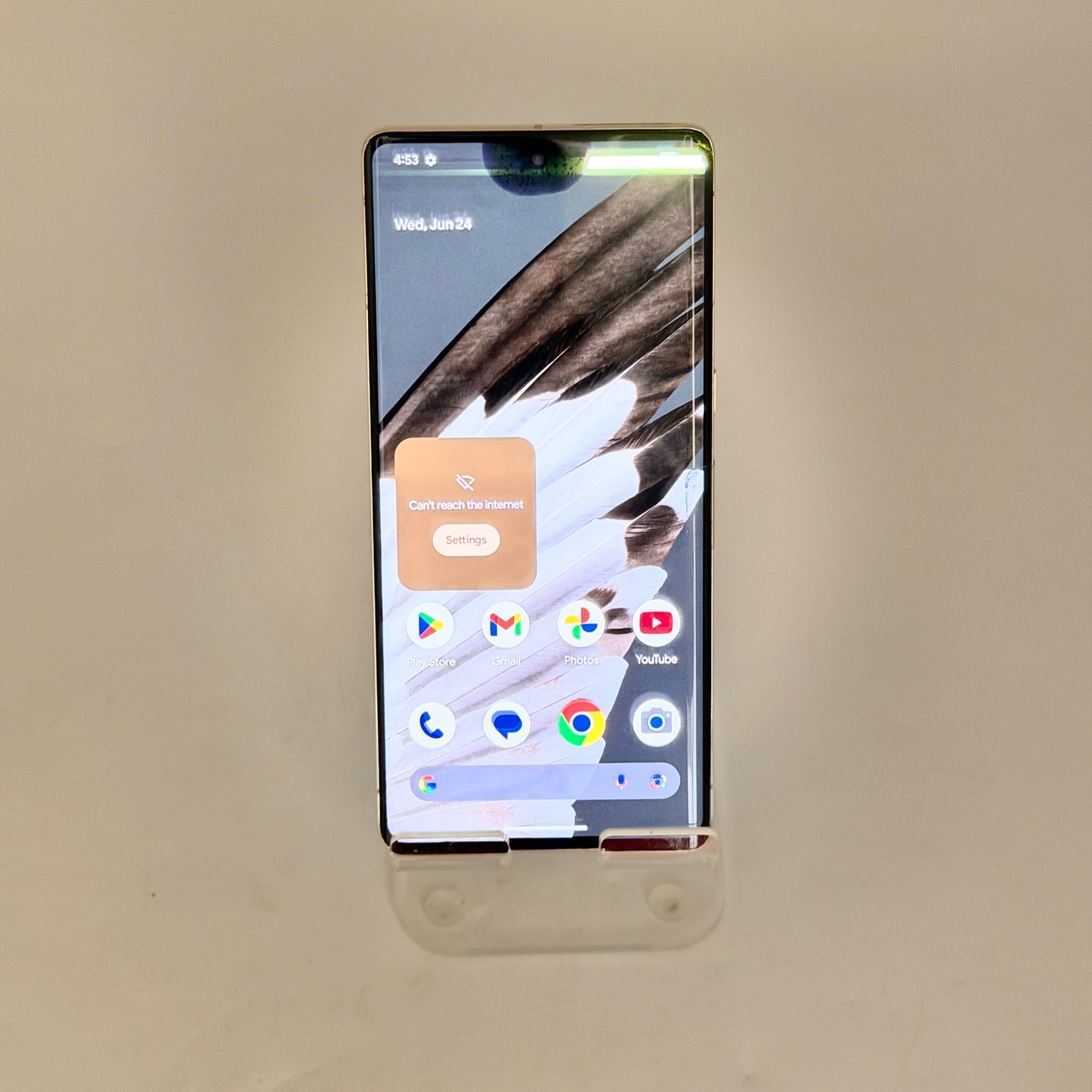 Google Pixel 7 Pro 128GB Hazel Unlocked Clean IMEI Broken Screen PARTS ONLY