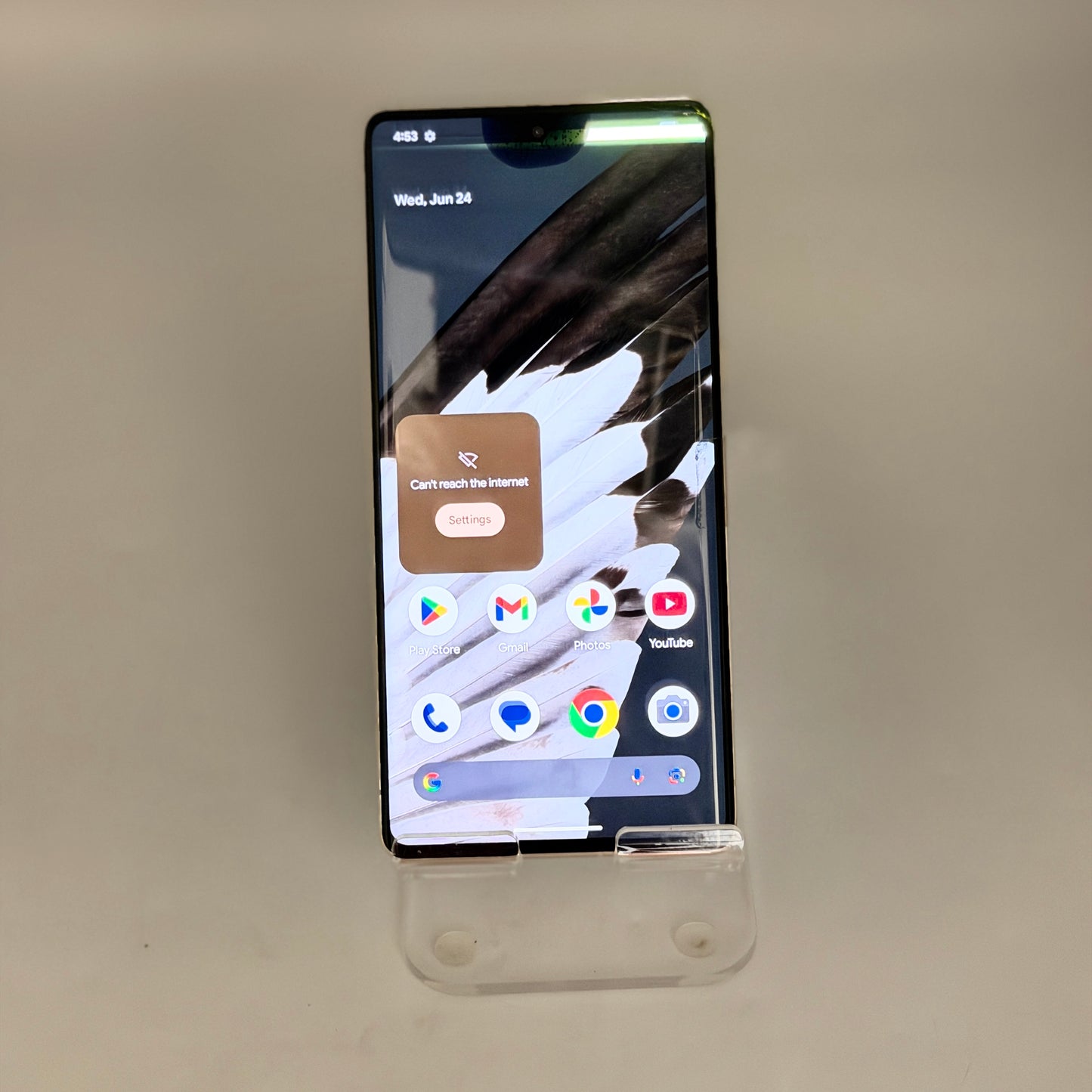 Google Pixel 7 Pro 128GB Hazel Unlocked Clean IMEI Broken Screen PARTS ONLY
