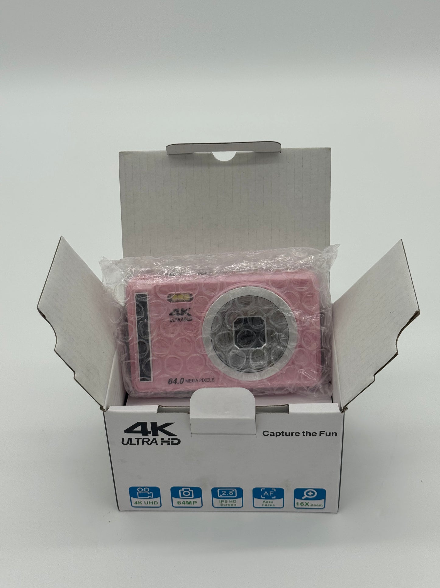 4K Ultra HD Digital Camera - New Open Box - Pink