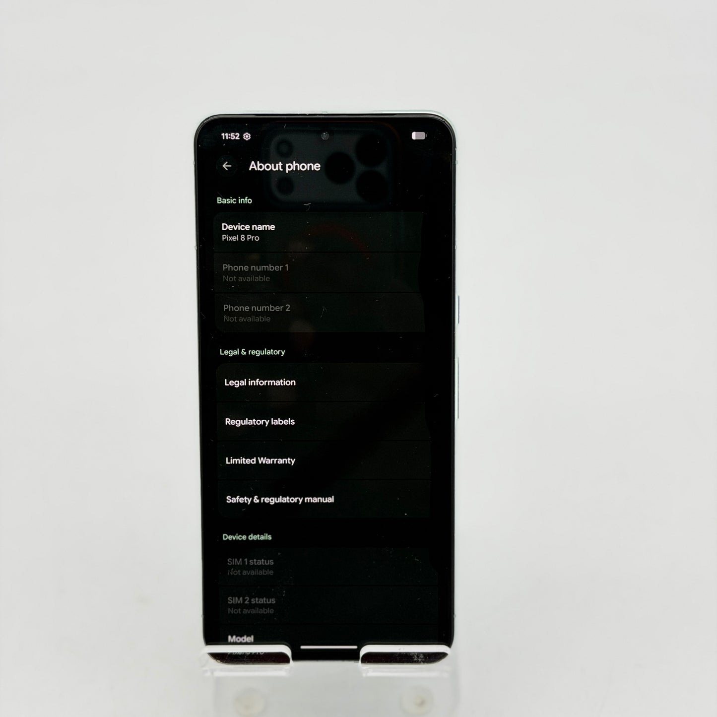 Google Pixel 8 Pro 128GB Mint Green Unlocked Clean IMEI Broken Screen PARTS ONLY