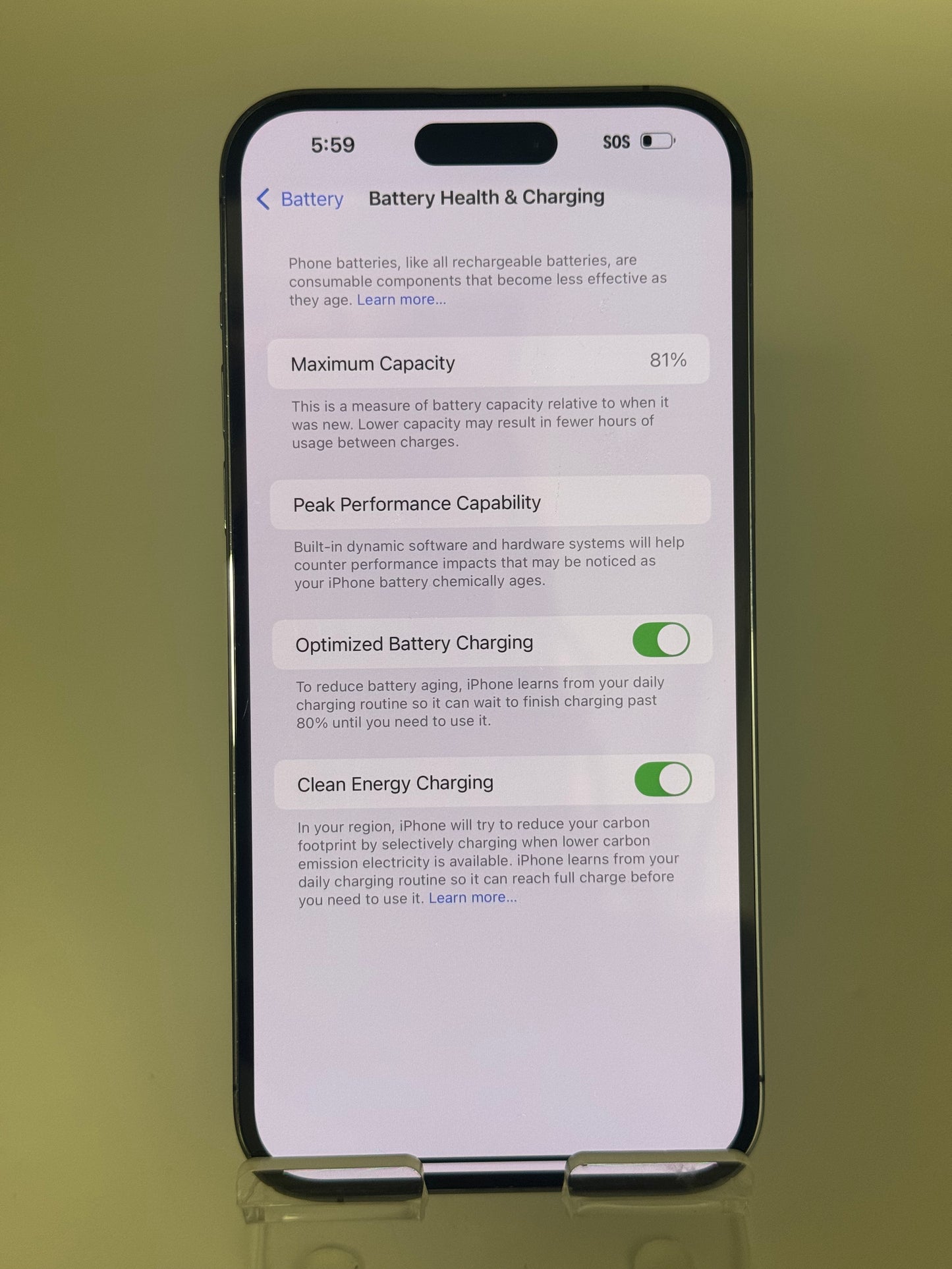 Apple iPhone 14 Pro Max - 256GB - Purple - Used - A - Clean IMEI - networked to AT&T