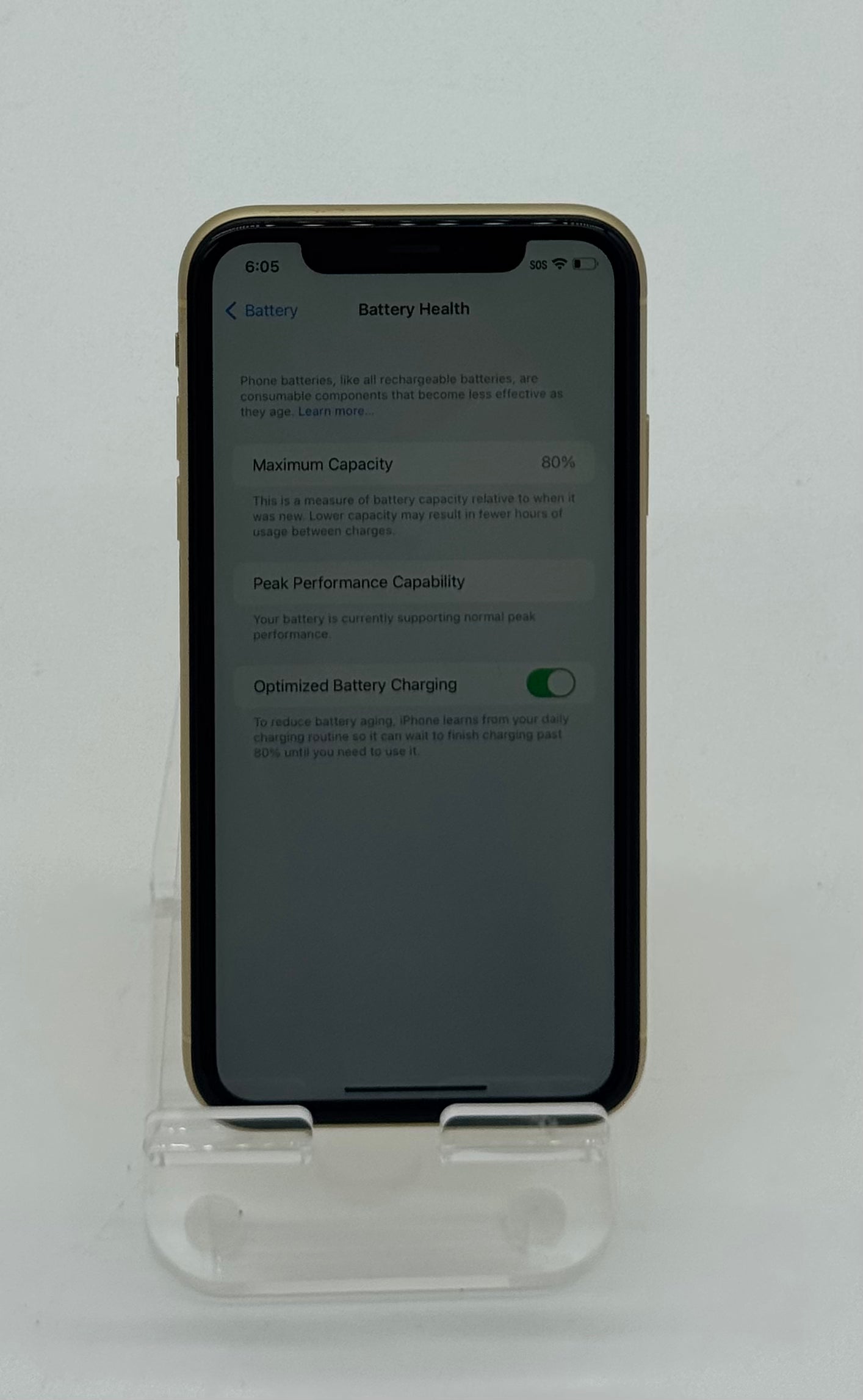 Used Apple iPhone XR - 64GB - Yellow - Unlocked - Excellent Condition