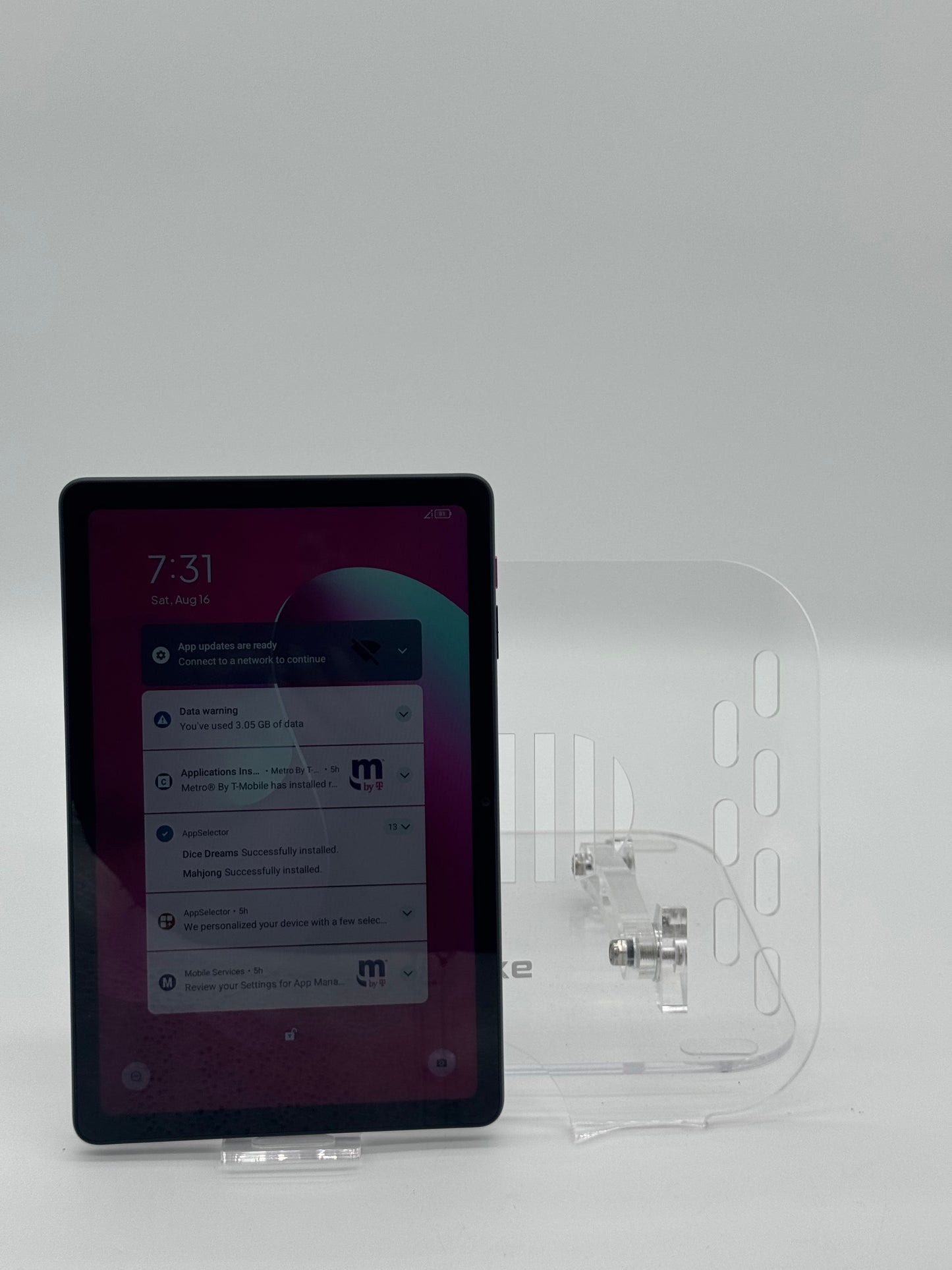 T-Mobile Revvl Tab 2 - Used - 64GB - Black - Excellent Condition