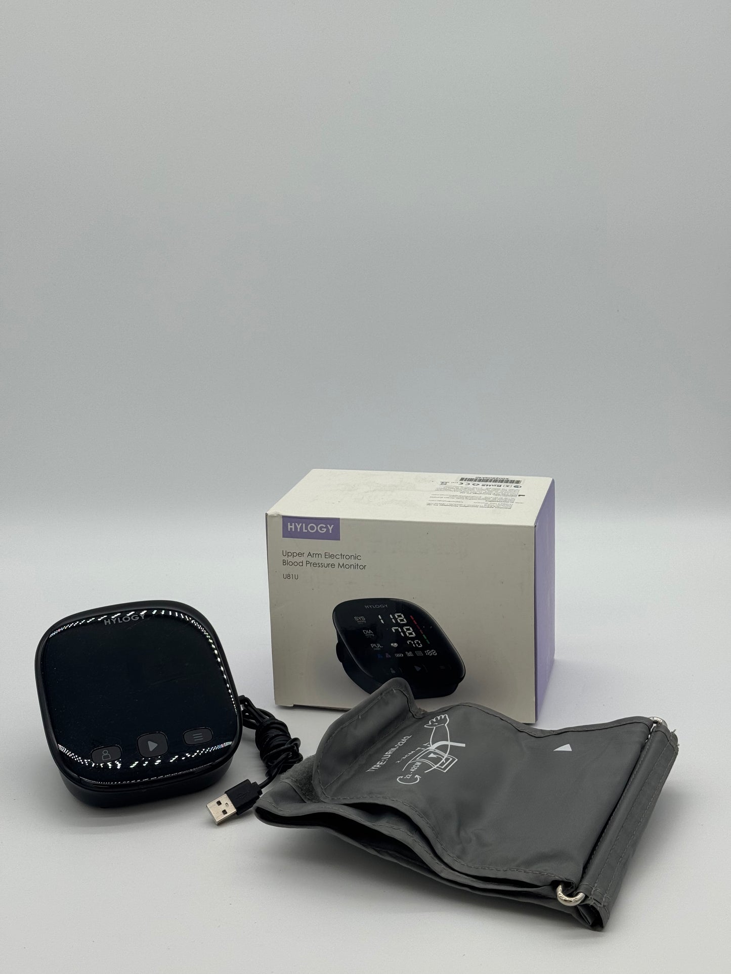 Hylogy U81U Upper Arm Electronic Blood Pressure Monitor - Black - New/Open Box