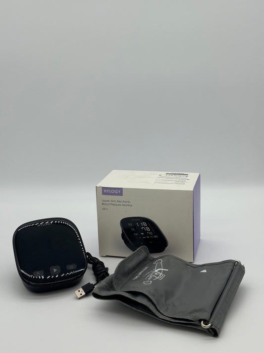 Hylogy U81U Upper Arm Electronic Blood Pressure Monitor - Black - New/Open Box