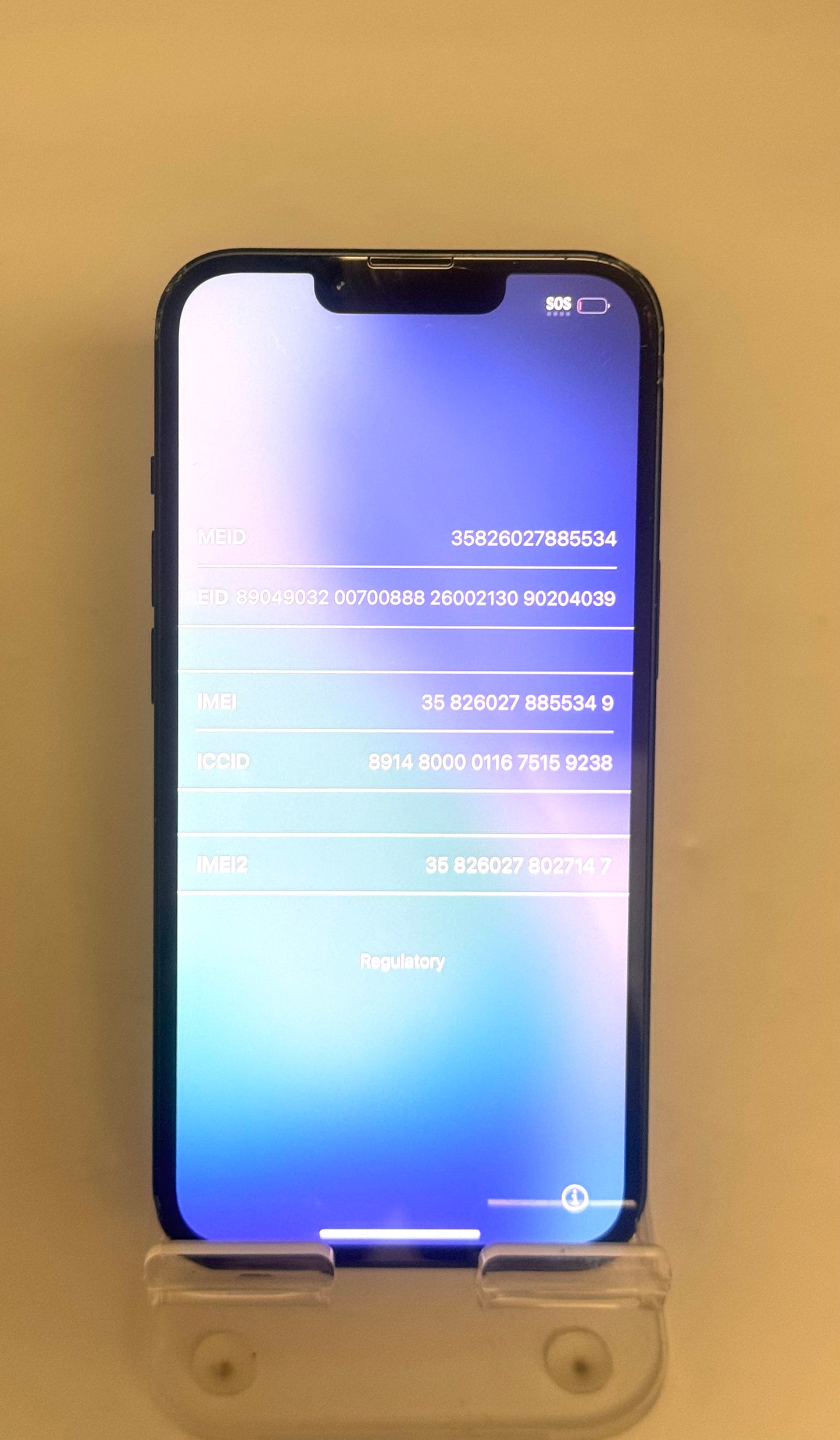 Apple iPhone 13 128GB Black Unlocked Clean IMEI iCloud Off 100% Battery Used B
