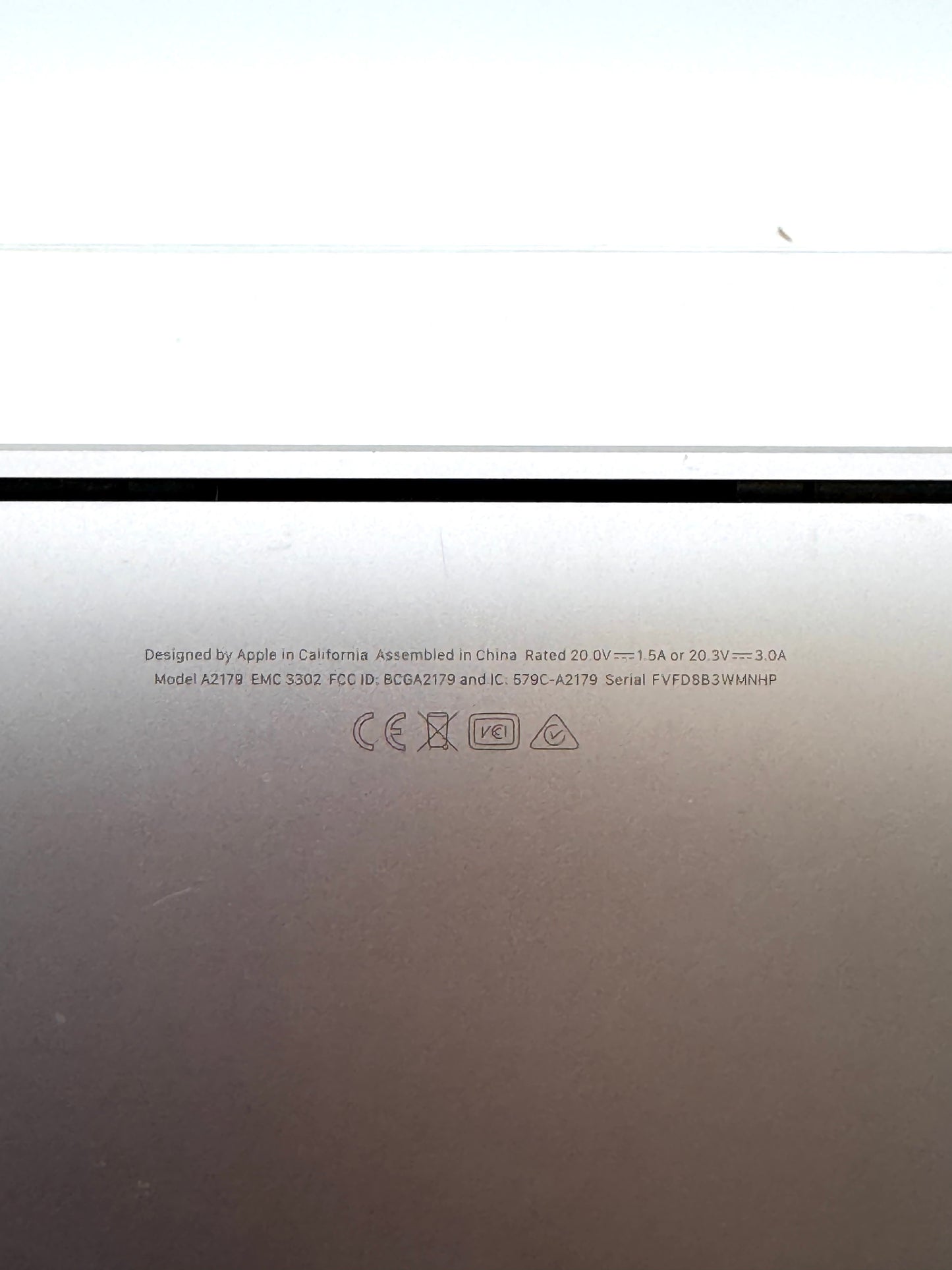Apple MacBook Air 13" Retina A2179 2020 Space Gray 8GB RAM 256GB SSD Tested