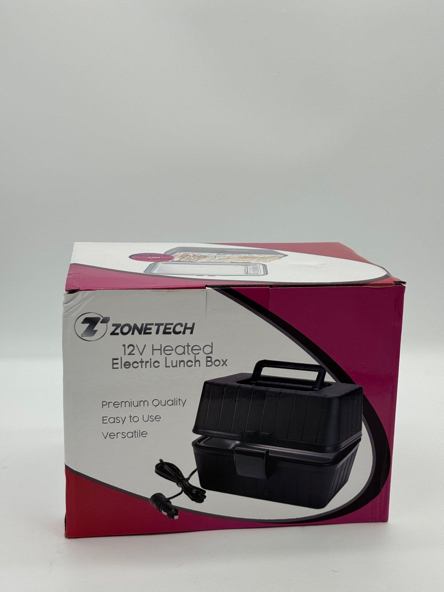 Zonetech 12V Heated Lunch Box - Black - New In Box
