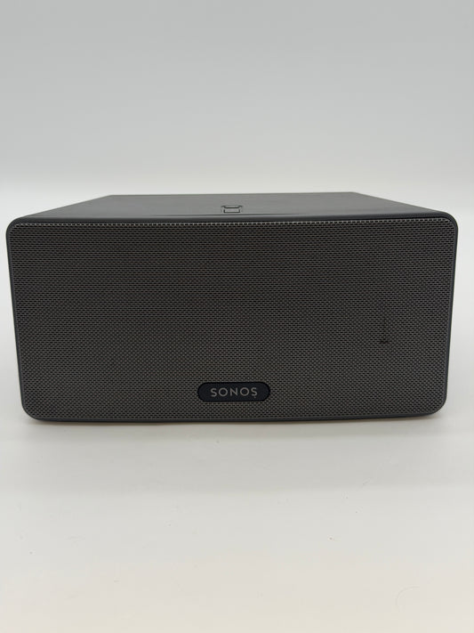 SONOS Play 3 Wireless Speaker - Black Edition W/ Power Cord Works Great