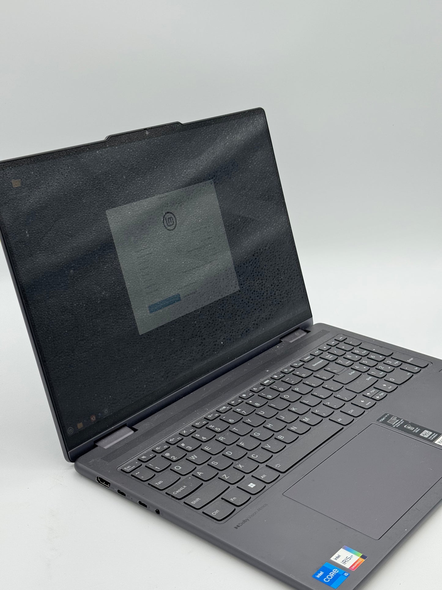Used Lenovo Yoga 7 16IRL8 Laptop - Core i5, 512GB SSD, 8GB RAM, Gray