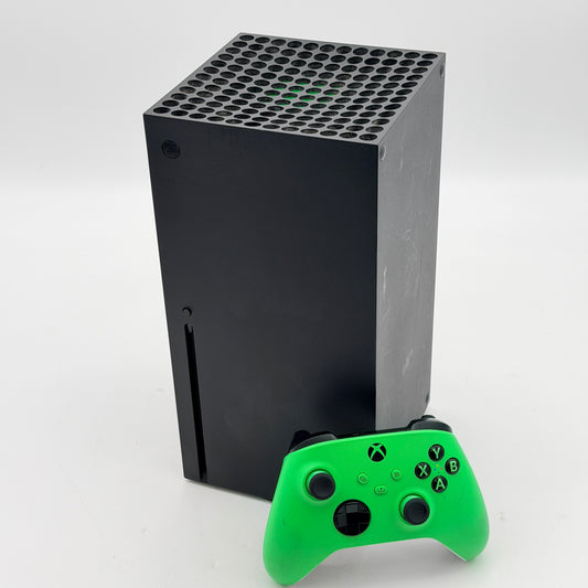 Microsoft Xbox Series X 1TB Black Video Game Console w/ Wireless Controller Cords