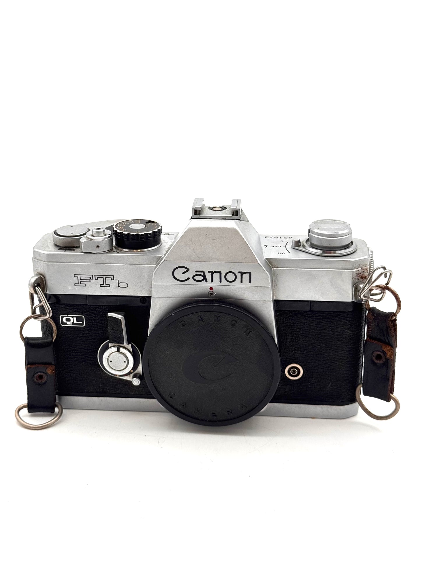 Vintage Canon FT QL 35mm SLR Film Camera Body Only - Rare Black Finish - Tested