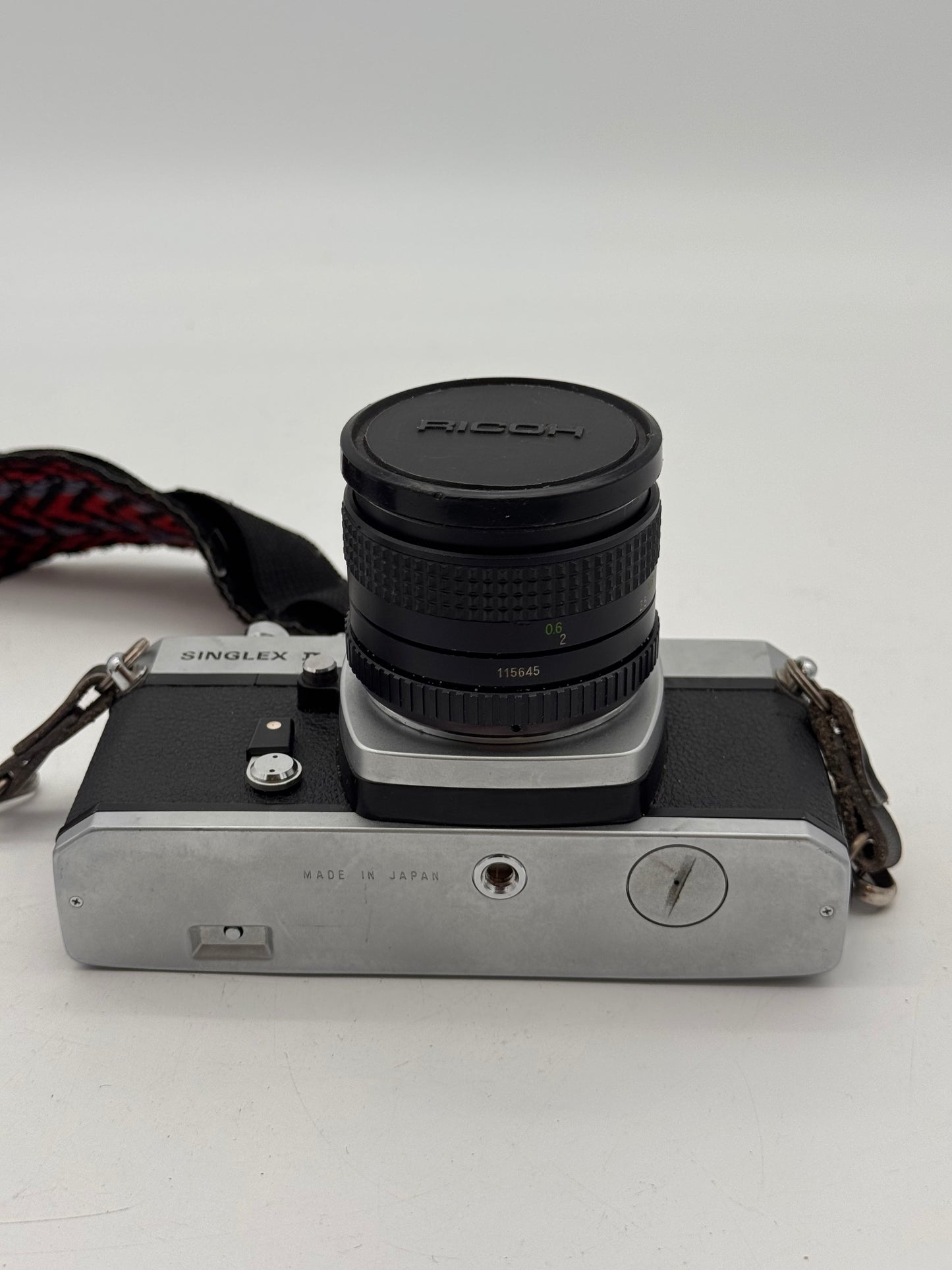 Ricoh Singlex II 35mm SLR Film Camera Black Vintage