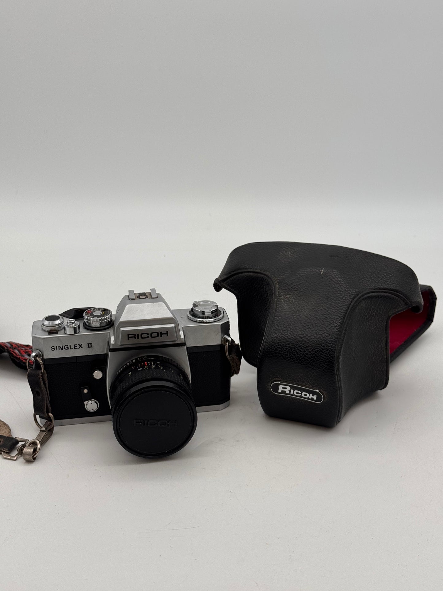 Ricoh Singlex II 35mm SLR Film Camera Black Vintage