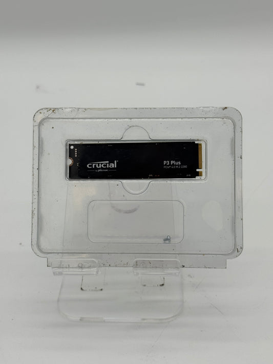 Crucial P3 Plus 1TB PCIe Gen4 3D NAND NVMe M.2 SSD - Black