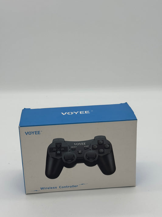 Voyee PS3 Wireless Video Game Controller - New Open Box - Black