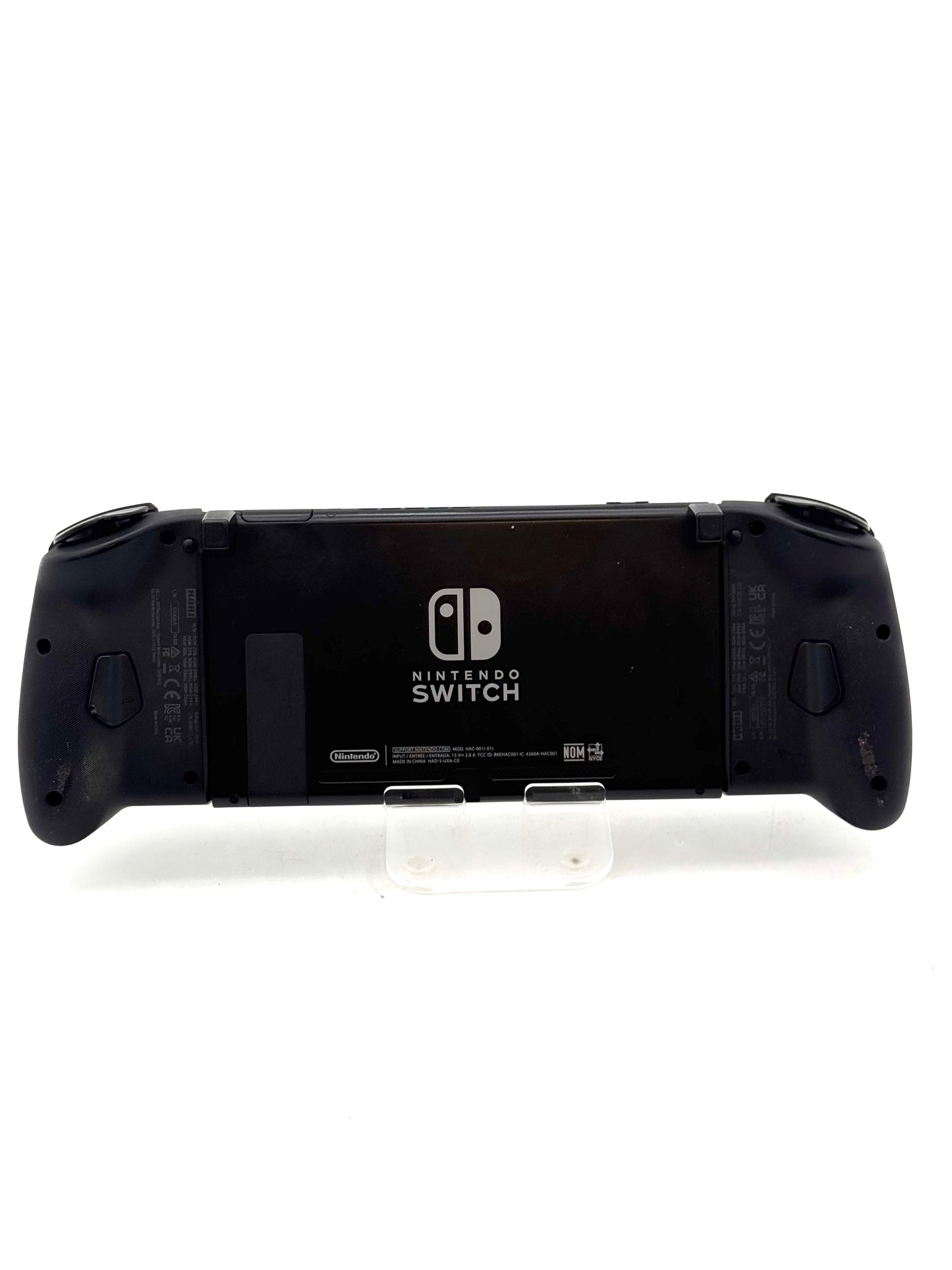 Nintendo Switch HAC-001(-01) V2 Console Black w/ HORI Split Pad Controllers
