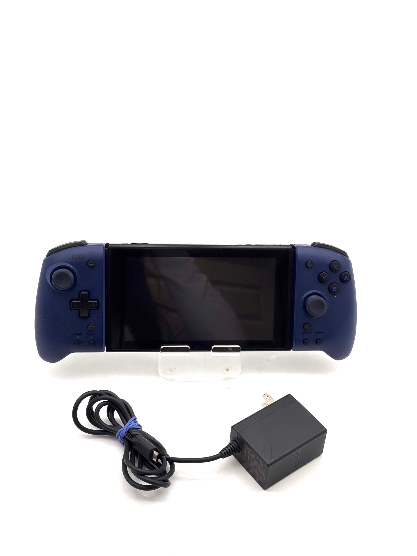 Nintendo Switch HAC-001(-01) V2 Console Black w/ HORI Split Pad Controllers