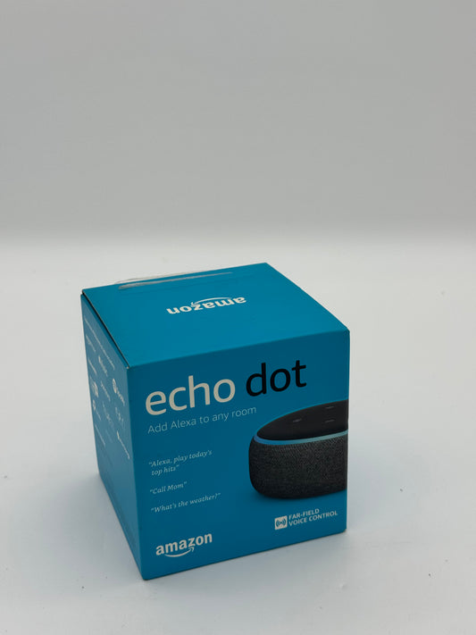 New Open Box Amazon Echo Dot Smart Home Device - Black