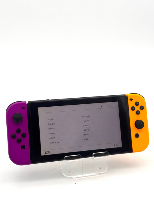 Nintendo Switch HAC-001(-01) 2019 Black Console w/ Joy-Cons Tested Working