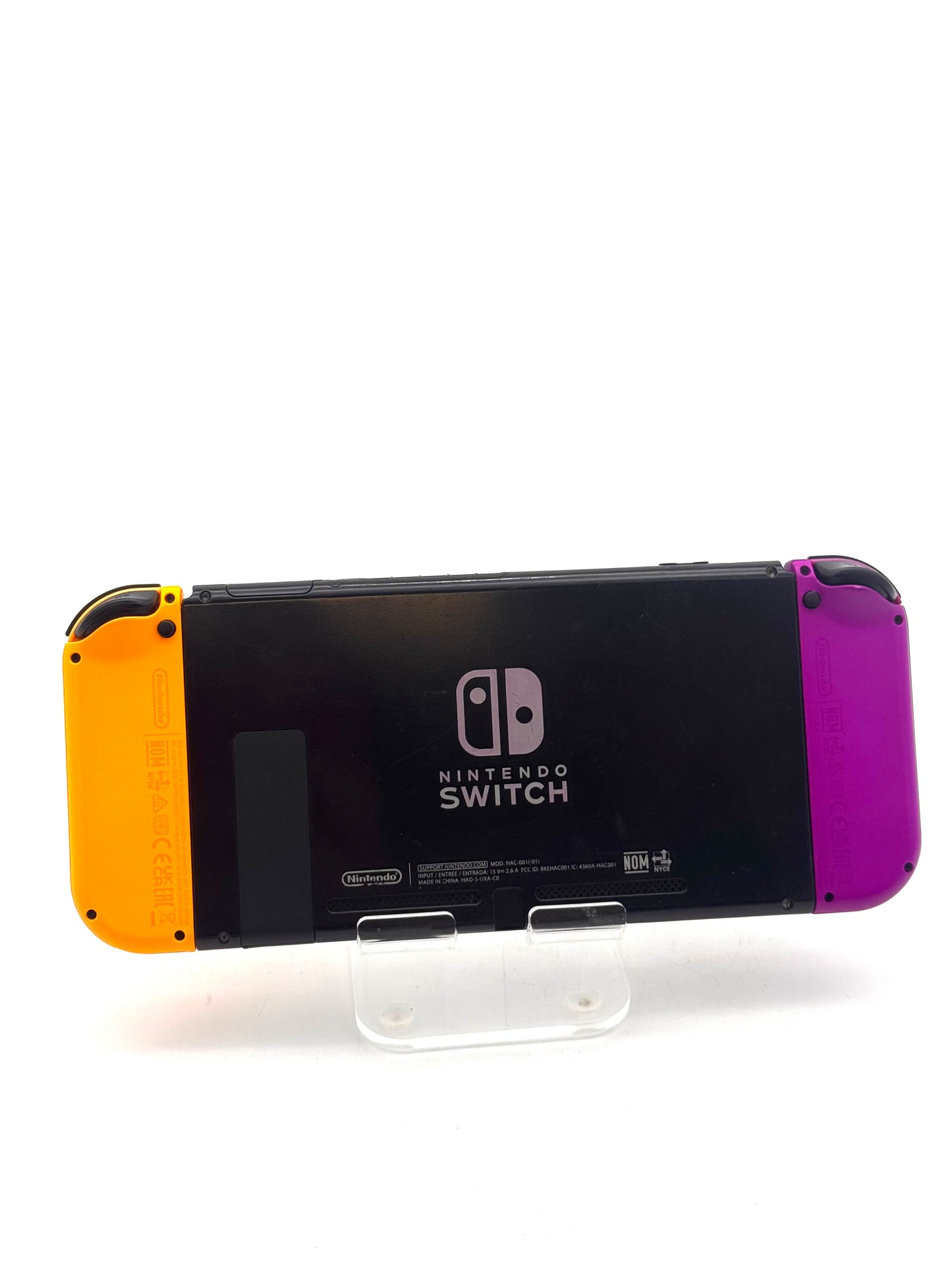 Nintendo Switch HAC-001(-01) 2019 Black Console w/ Joy-Cons Tested Working