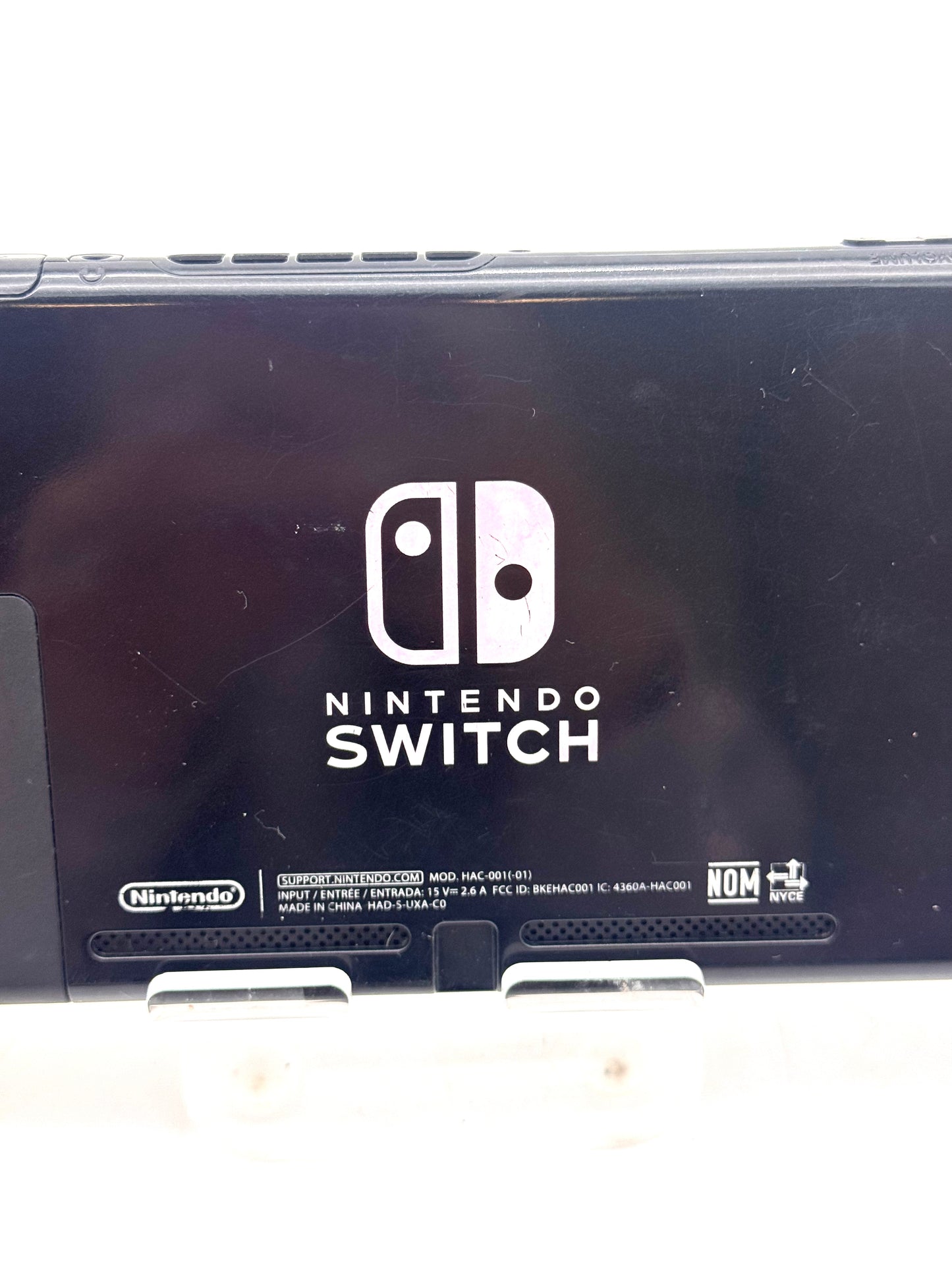 Nintendo Switch HAC-001(-01) 2019 Black Console w/ Joy-Cons Tested Working