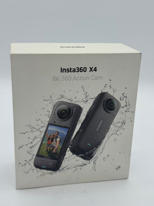 Insta360 8K 360 Action Cam - New Open Box - Black CANNOT CONNECT TO THE 360 APP