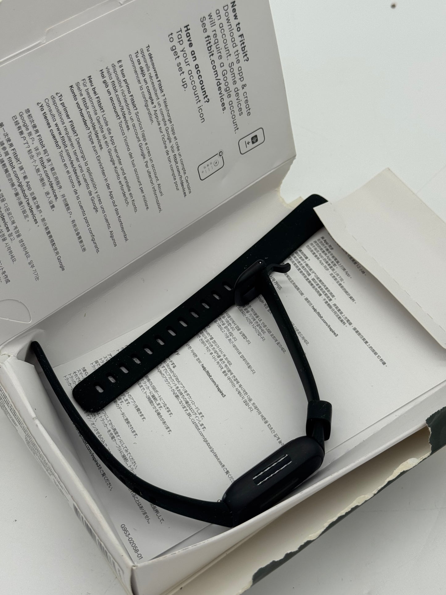 New Fitbit Inspire 3 Smart Watch - Black Alpine Loop NEW NO BOX