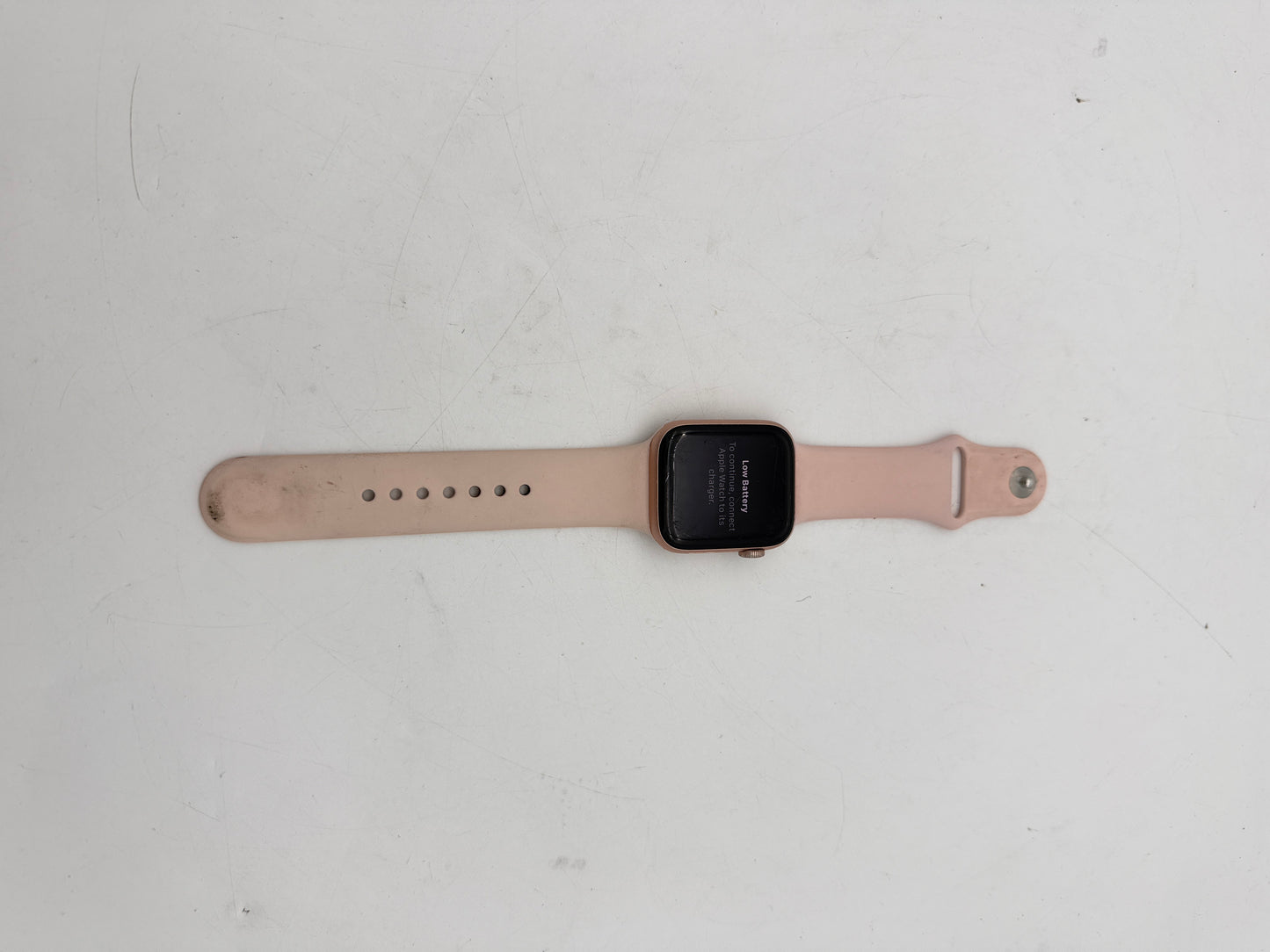 Apple Watch SE 44mm Gold Aluminum GPS+LTE Cellular Unlocked A2354 Clean IMEI