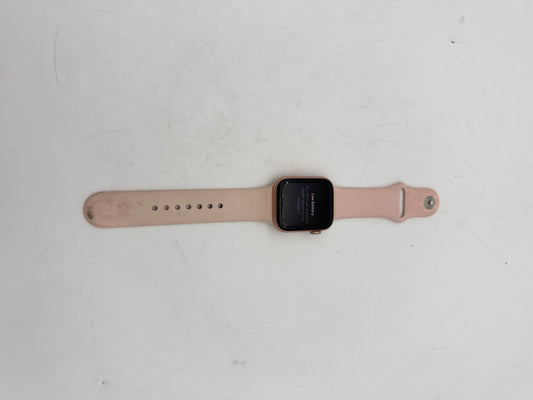 Apple Watch SE 44mm Gold Aluminum GPS+LTE Cellular Unlocked A2354 Clean IMEI
