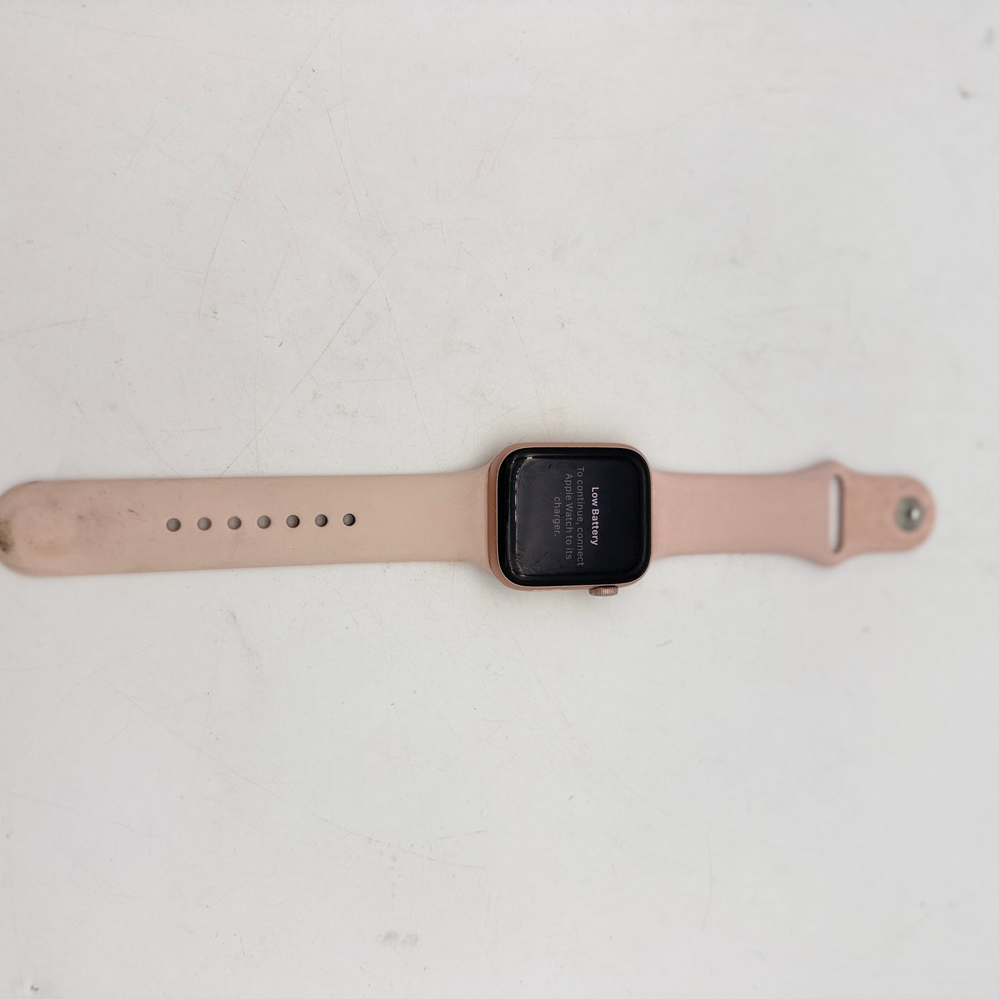 Apple Watch SE 44mm Gold Aluminum GPS+LTE Cellular Unlocked A2354 Clean IMEI