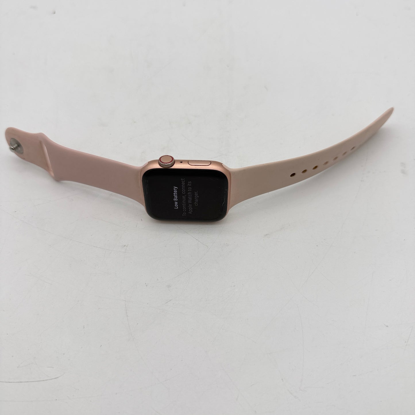 Apple Watch SE 44mm Gold Aluminum GPS+LTE Cellular Unlocked A2354 Clean IMEI