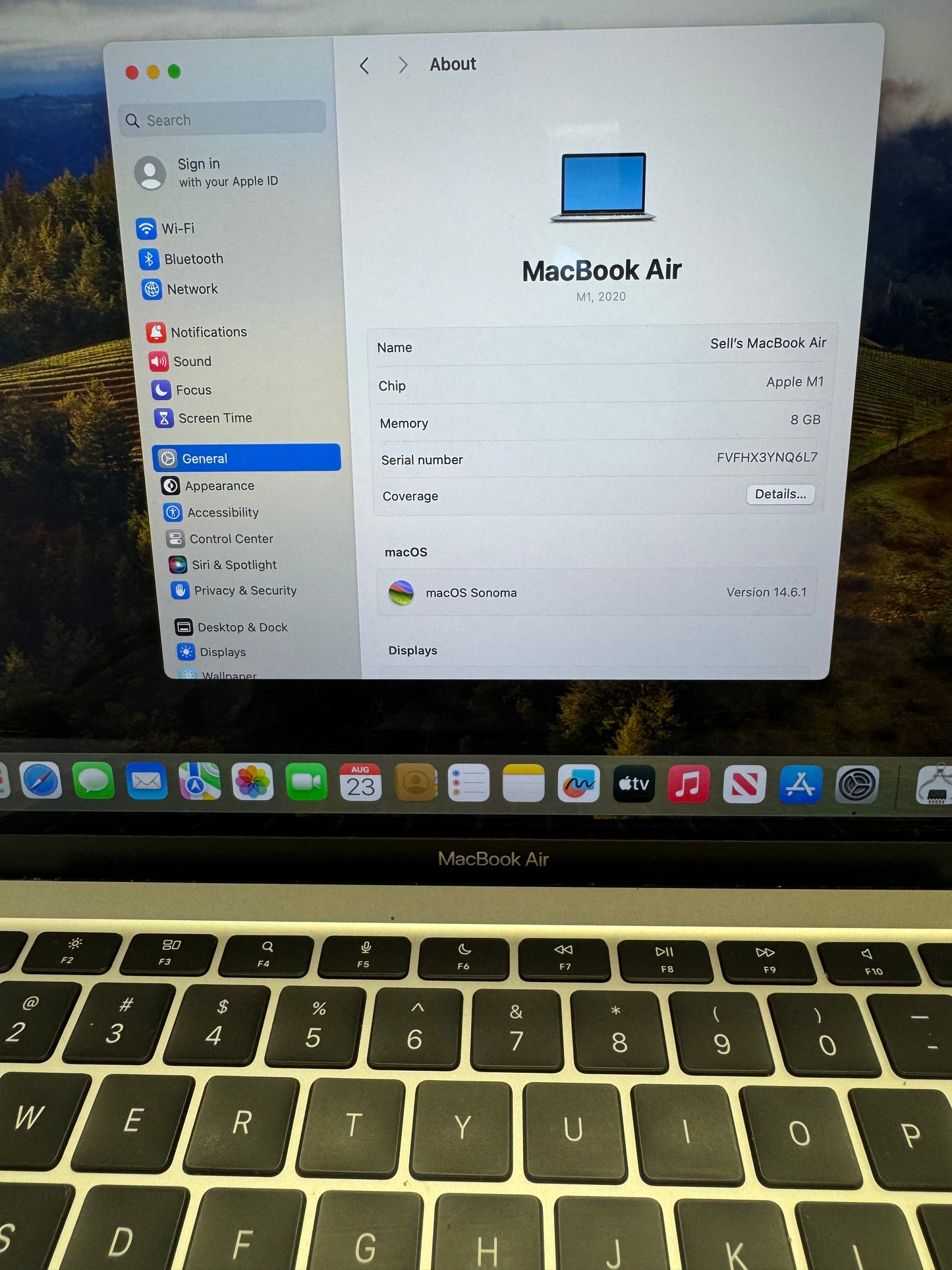 Apple MacBook Air M1 A2337 2020 - 256GB Gray - Used