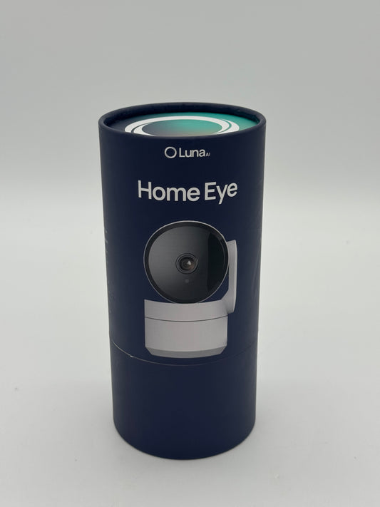 Luna Home Eye Security Camera White 1080p WiFi Indoor Smart Pan Tilt OPEN BOX