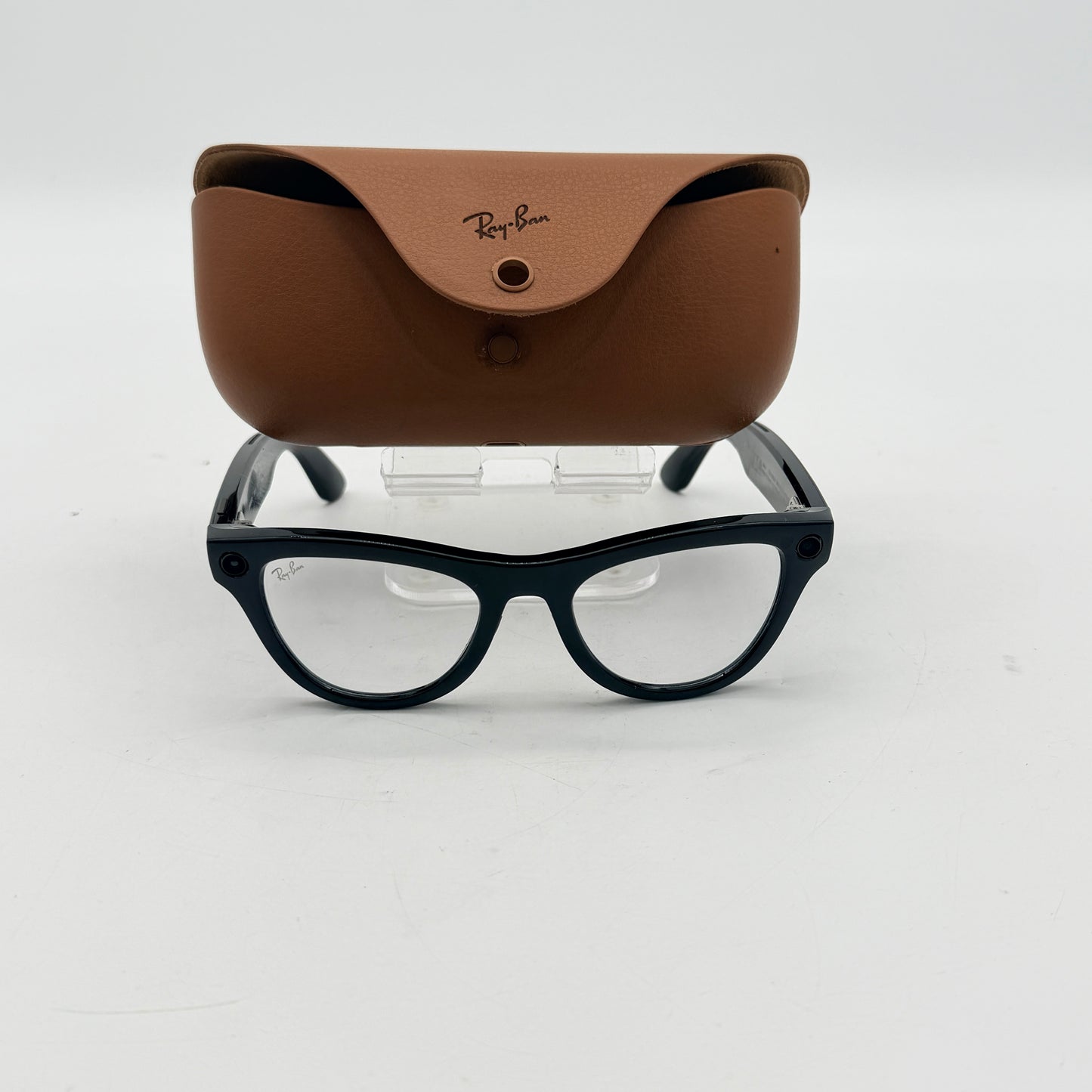 Ray-Ban Meta Skyler Smart Glasses RW4010 Black AI Audio Video Sunglasses Case