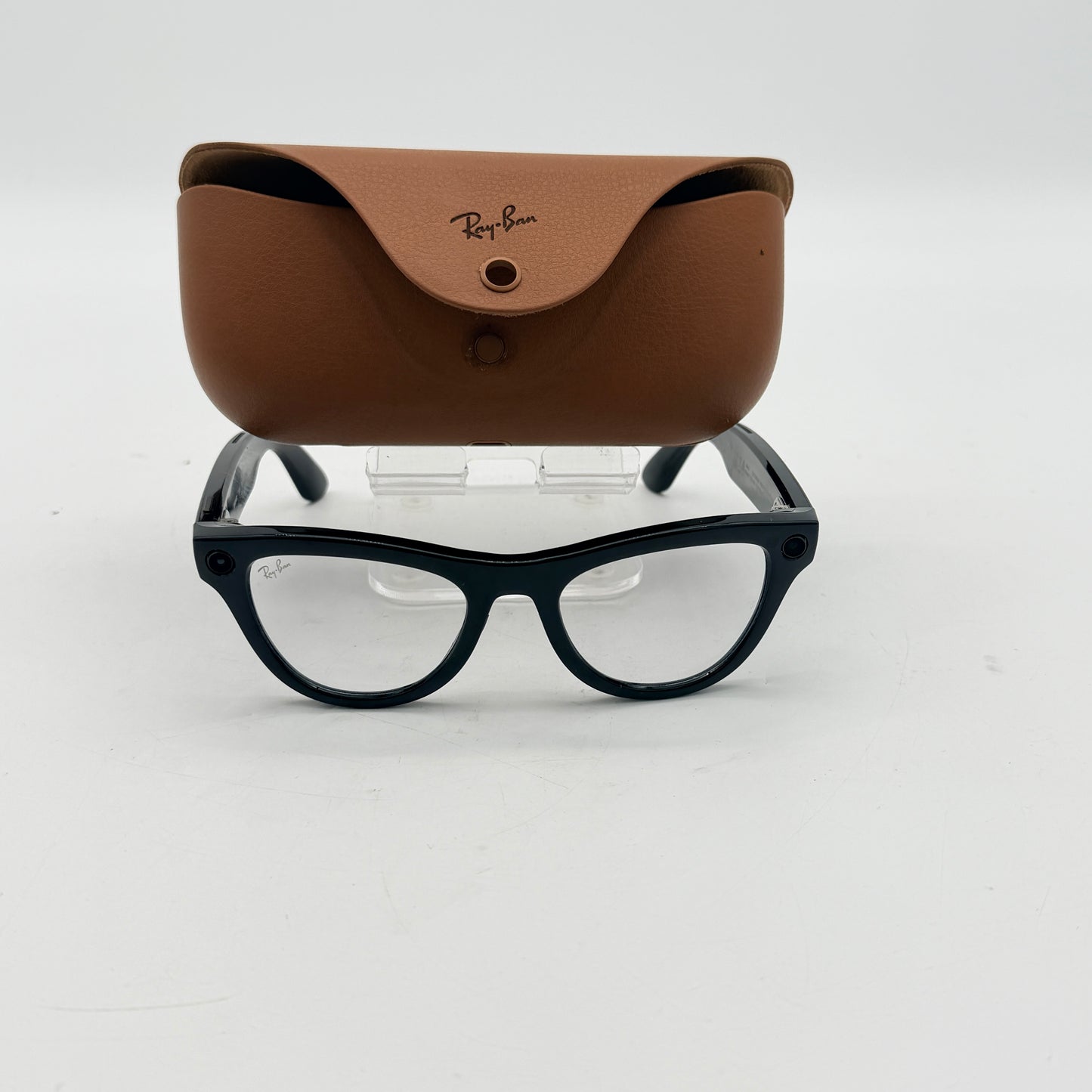 Ray-Ban Meta Skyler Smart Glasses RW4010 Black AI Audio Video Sunglasses Case