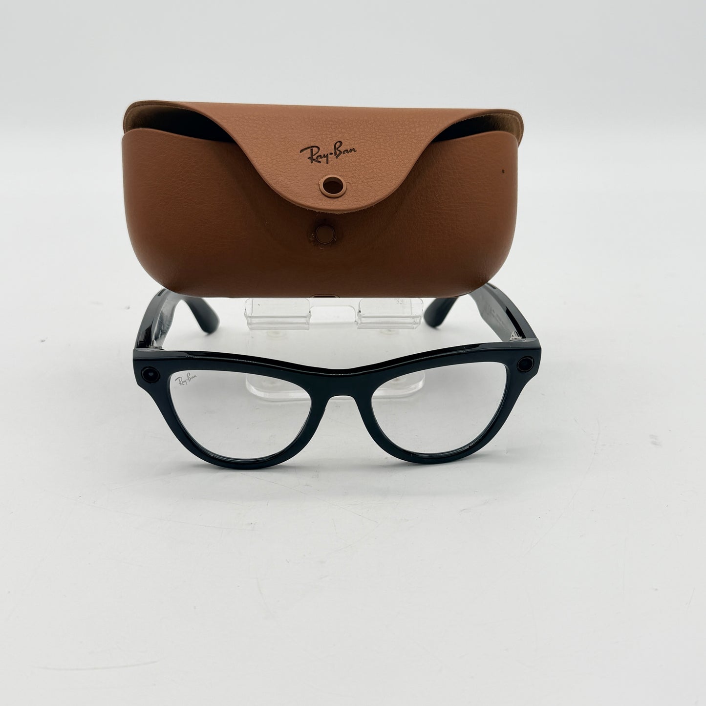 Ray-Ban Meta Skyler Smart Glasses RW4010 Black AI Audio Video Sunglasses Case