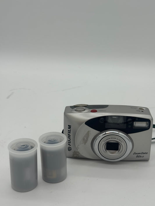 Fujifilm Zoom Date 60EZ Digital Camera - Gray - Used with Box - Film Included