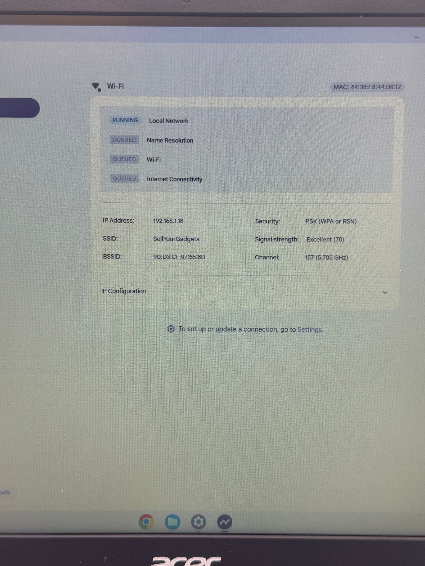 Acer N21Q9 (CB315-4H) Used Laptop - 4GB RAM, 64GB Storage, Intel Celeron, Purple