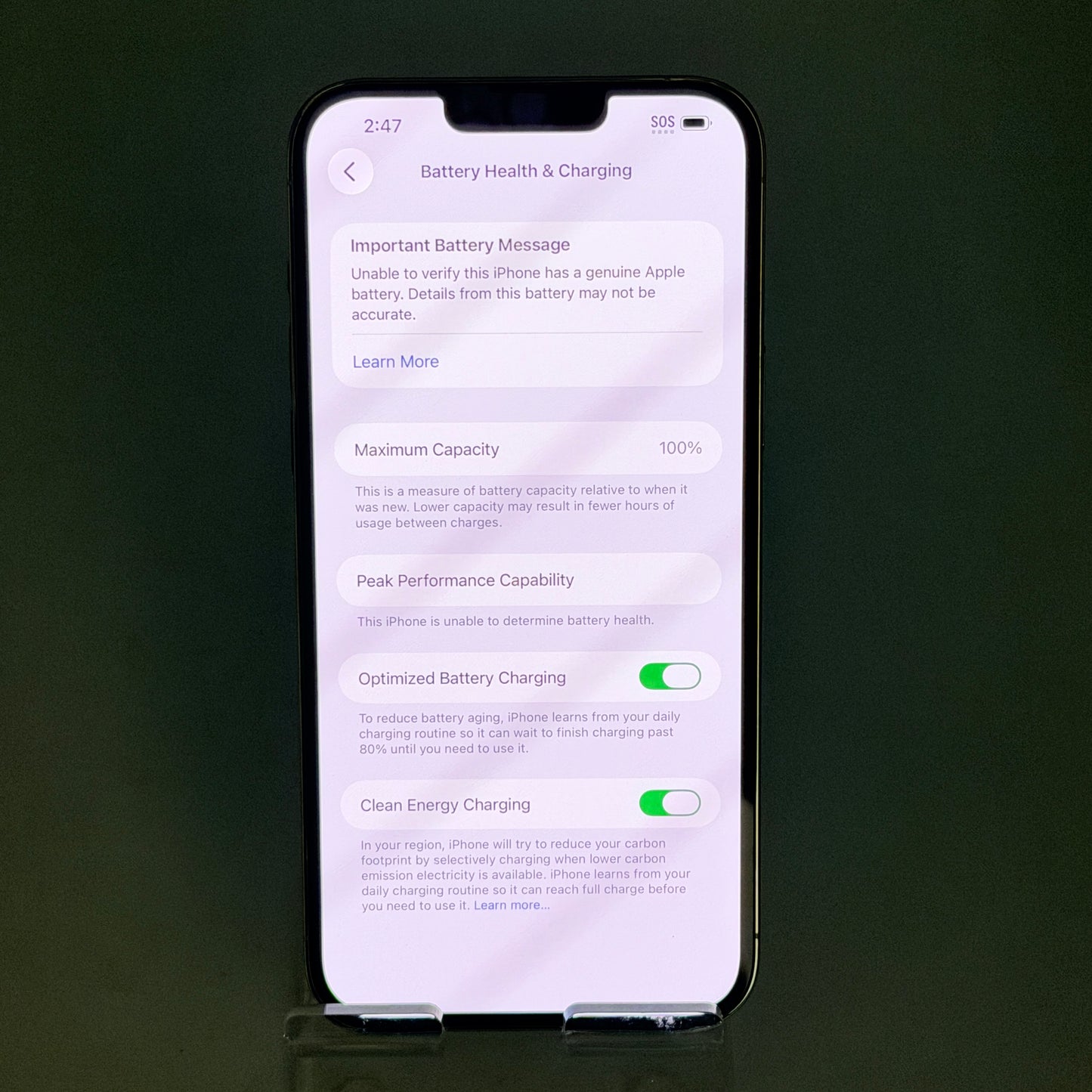 Apple iPhone 13 Pro Max 256GB White Silver Unlocked Clean IMEI Grade A Excellent