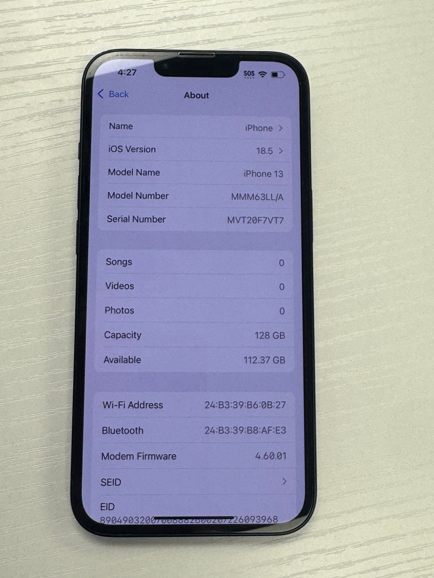 Apple iPhone 13 - 128GB - Blue - Used - Great Condition - Clean IMEI locked to METRO PCS