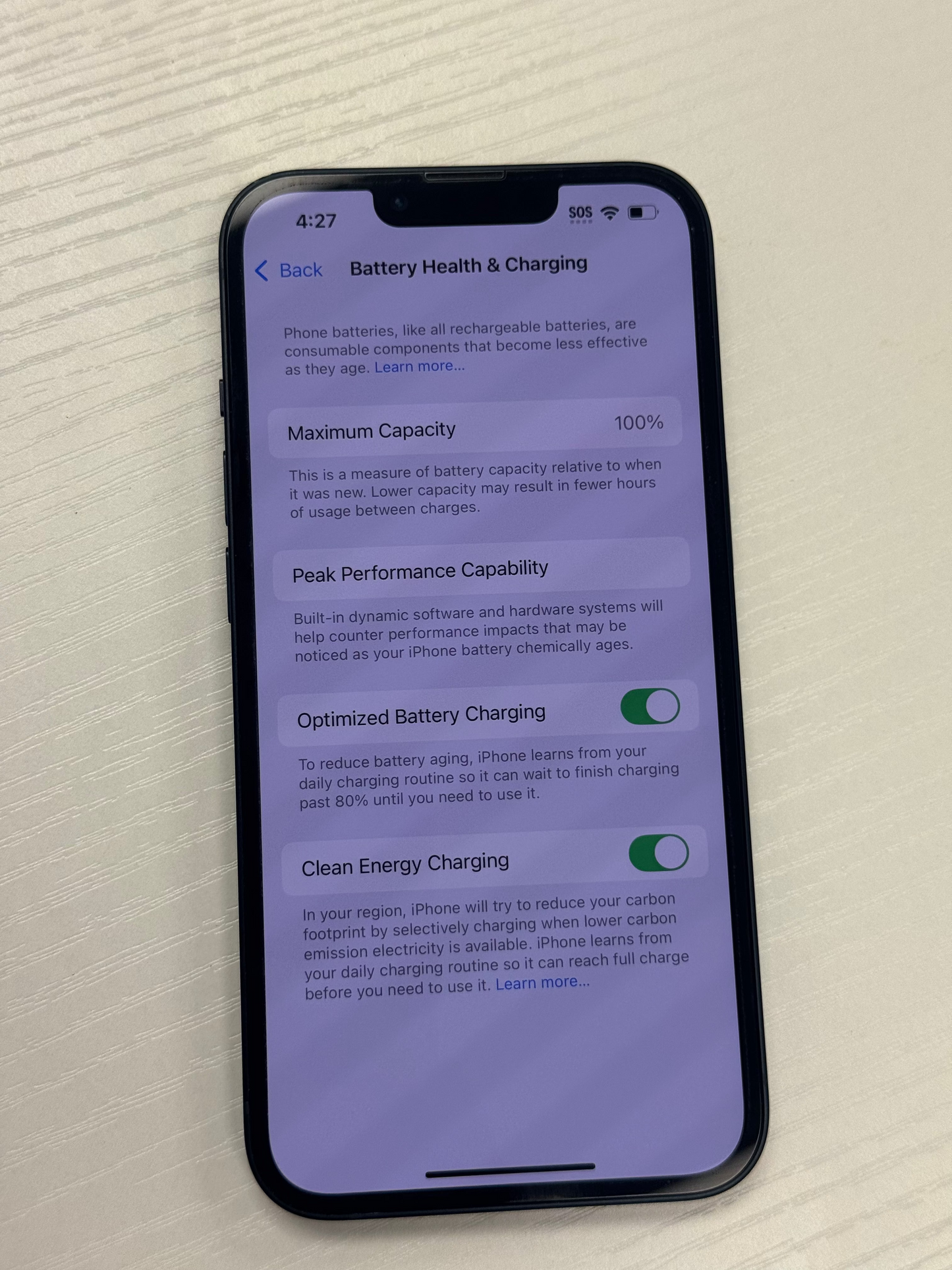 Apple iPhone 13 - 128GB - Blue - Used - Great Condition - Clean IMEI locked to METRO PCS