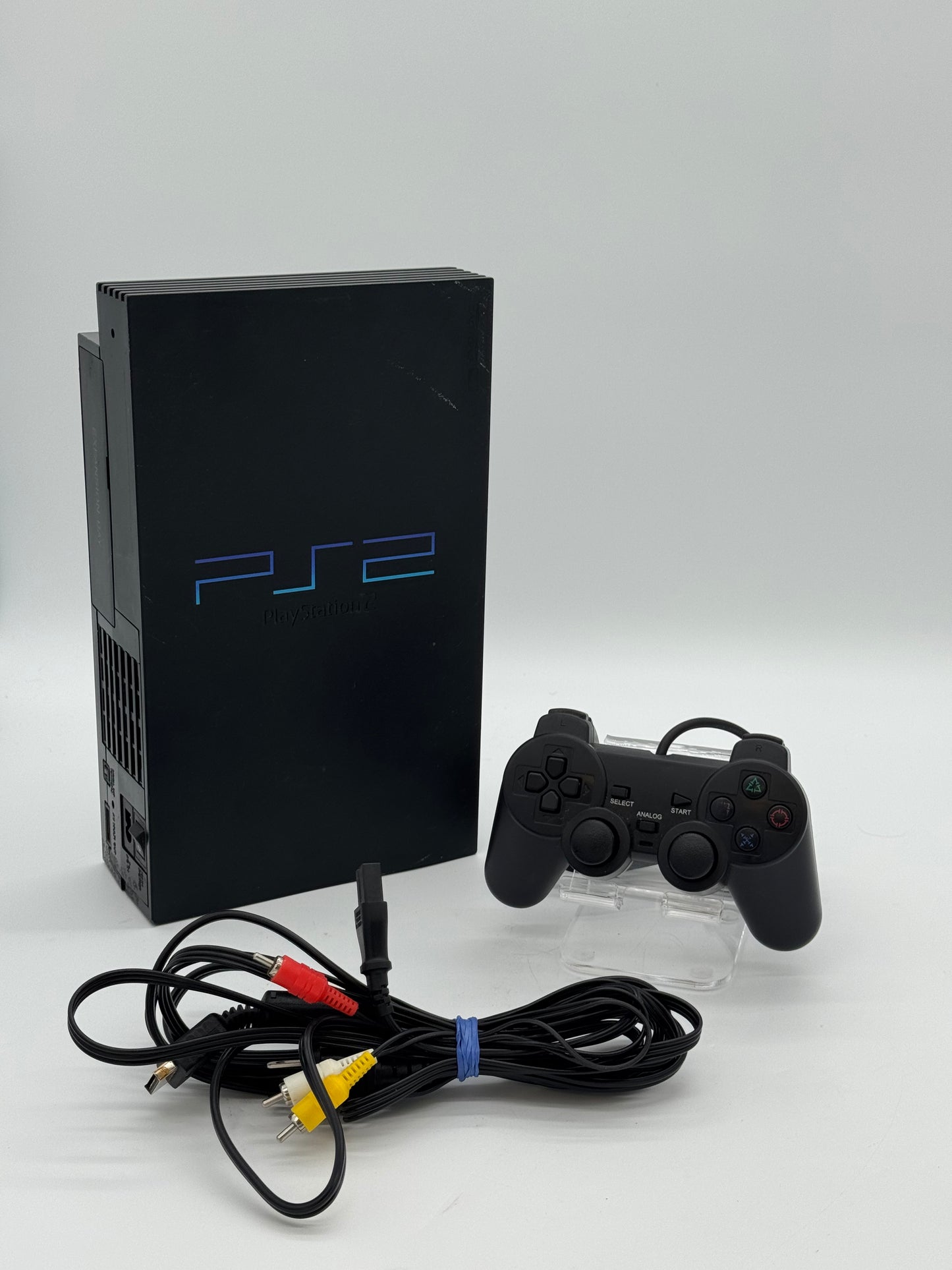 Used Sony PlayStation 2 (SCPH-50001/N) Console - Black with HDMI & Controller
