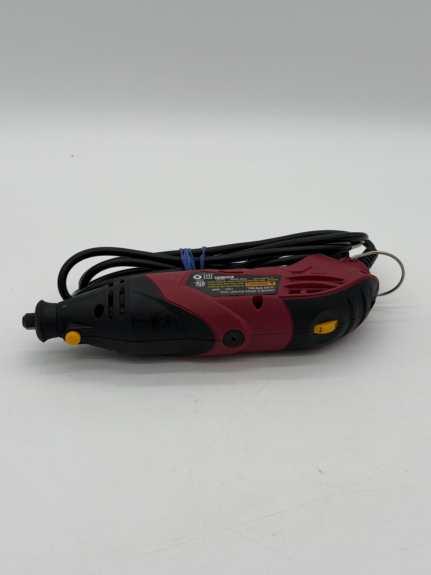 CHICAGO ELECTRIC 68696 VARIABLE SPEED CORDED ROTARY TOOL TESTED WORKING
