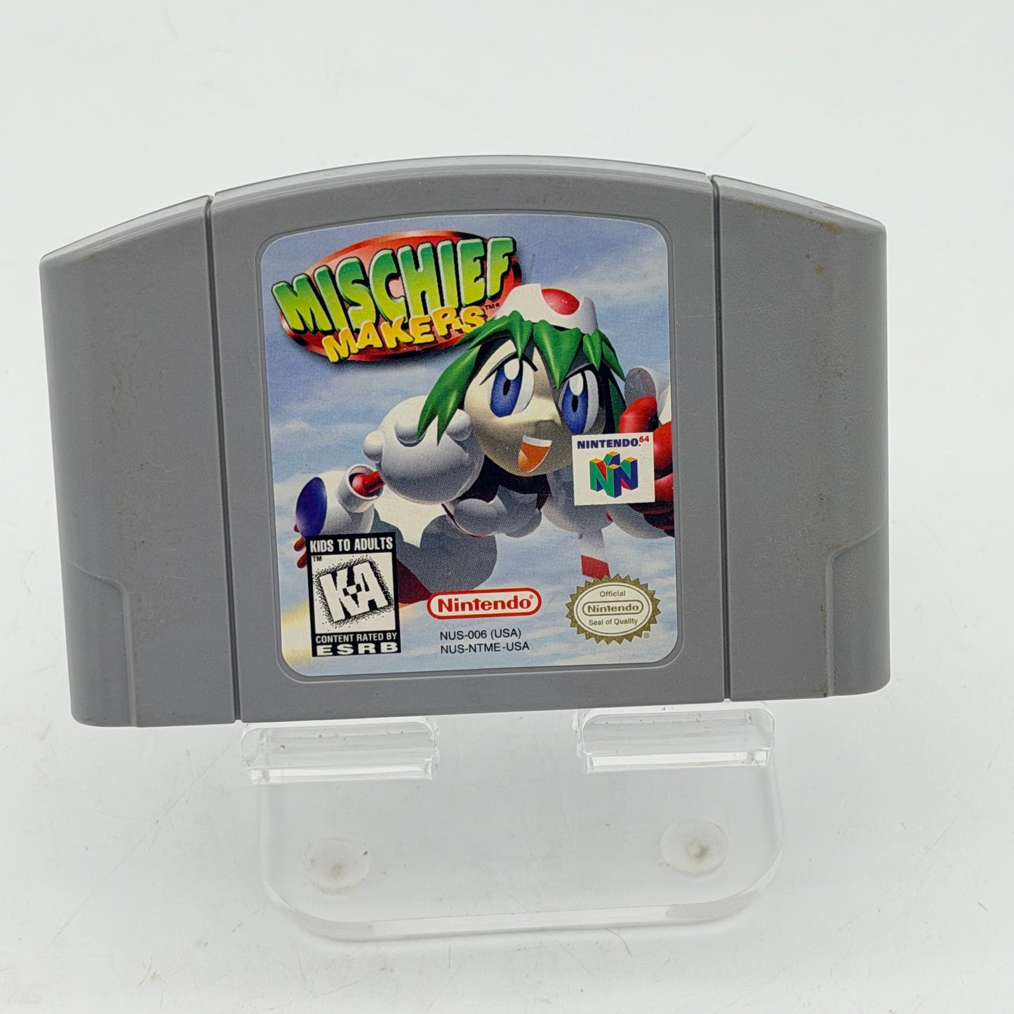 Mischief Makers Nintendo 64 N64 Original Cartridge AUTHENTIC TESTED CLEAN