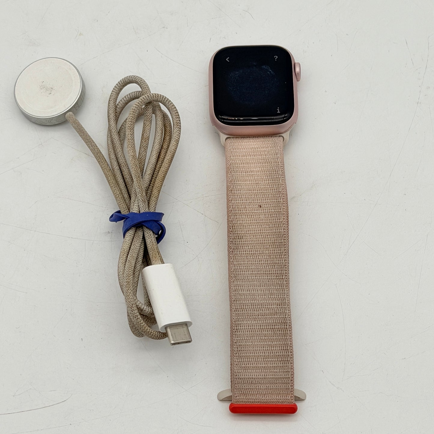 Apple Watch Series 9 41mm [PINK] Aluminum GPS + Cellular A2982 UNLOCKED - EXCELLENT