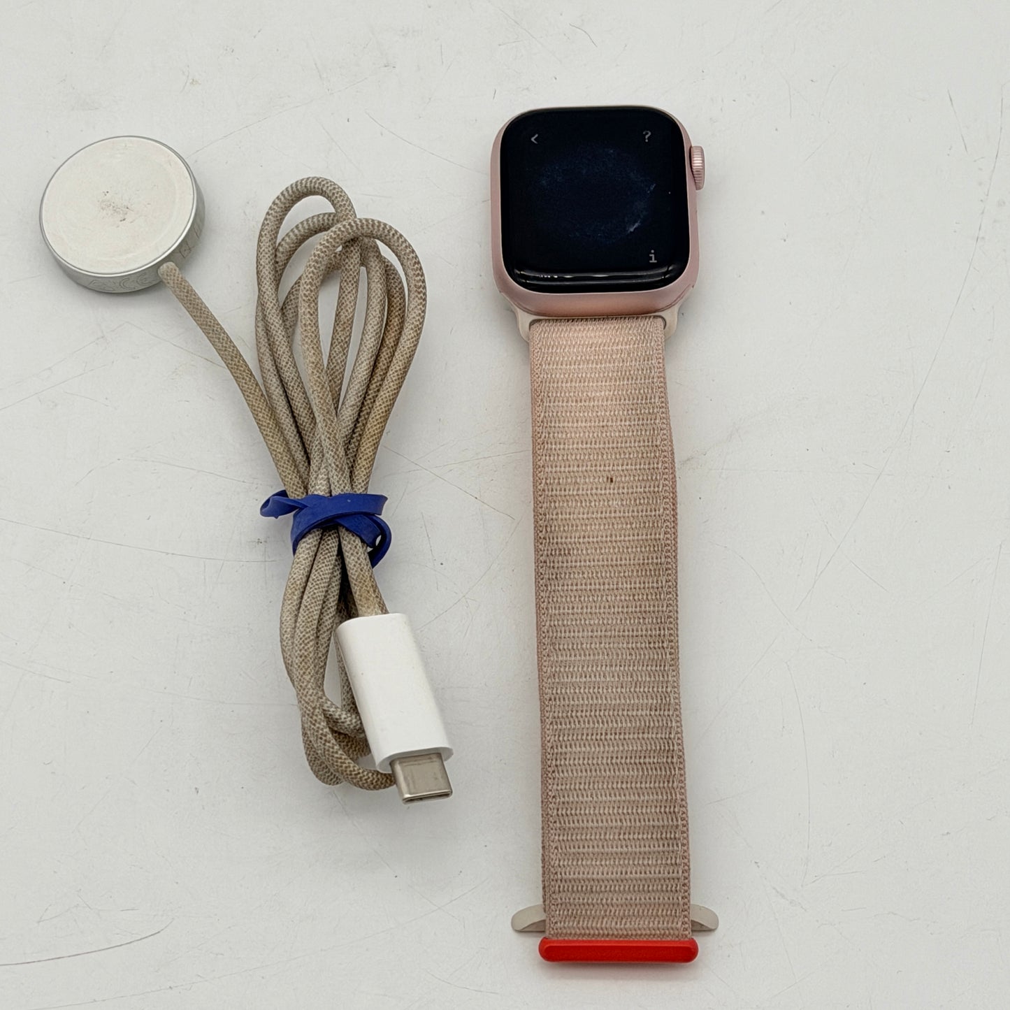 Apple Watch Series 9 41mm [PINK] Aluminum GPS + Cellular A2982 UNLOCKED - EXCELLENT