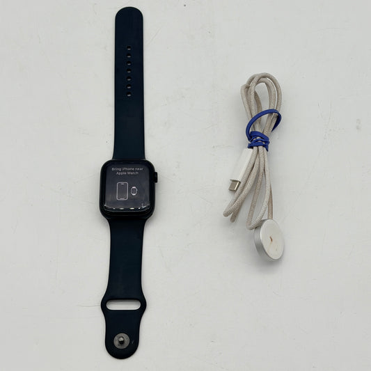 Apple Watch Series 9 45mm Cellular A2984 [Midnight] Aluminum Smartwatch - TESTED